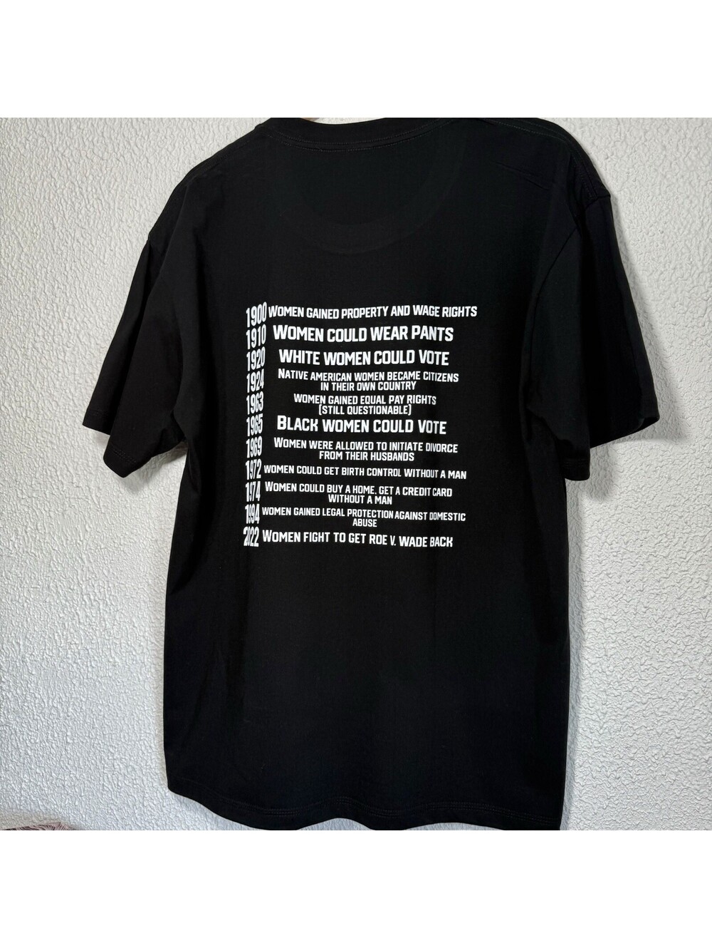 They Didn't Burn Witches They Burned Women Feminist Graphic Tee Black Large - Picture 7 of 9